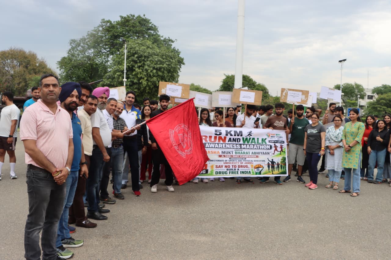 JU organizes 5-kms run, walk marathon 